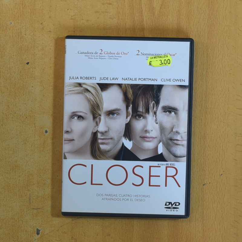 CLOSER - DVD