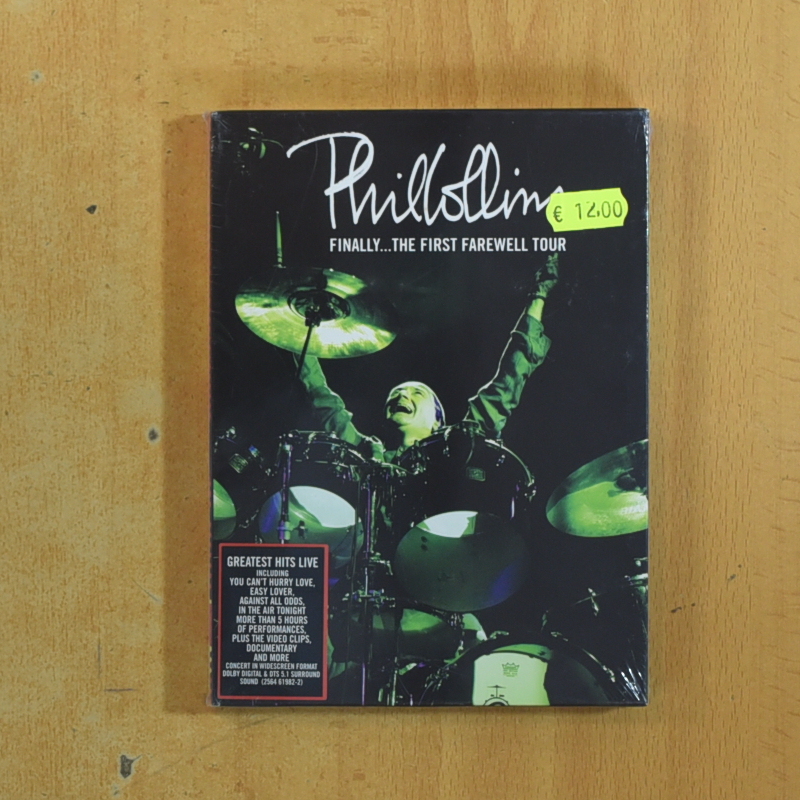 PHIL COLLINS - FINALLY THE FIRST FAREWELL TOUR - DVD