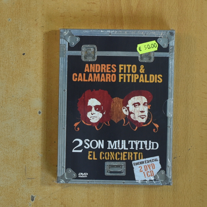 ANDRES FITO & CALAMARO FITIPALDIS - 2 SON MULTITUD EL CONCIERTO - 2 DVD + CD