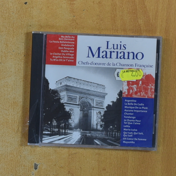 [433506] LUIS MARIANO - CHEFS-DOEUVRE DE LA CHANSON FRANCAISE - CD