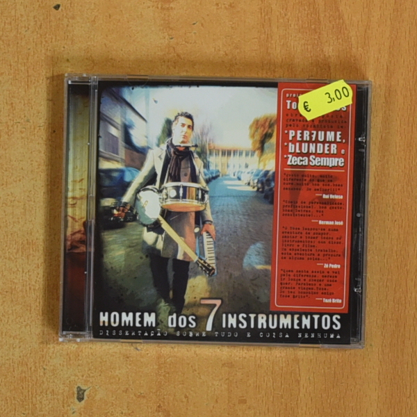 HOMEM DOS 7 INSTRUMENTOS - DISSERTACAO SOBRE TUDO E COISA NENHUMA - CD