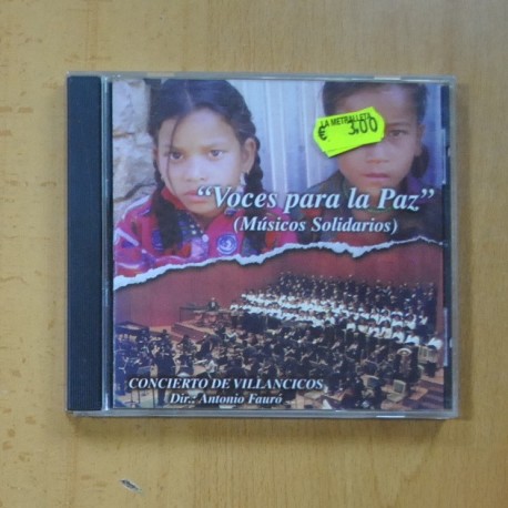 ANTONIO FAURO - VOCES PARA LA PAZ CONCIERTO DE VILLANCICOS - CD