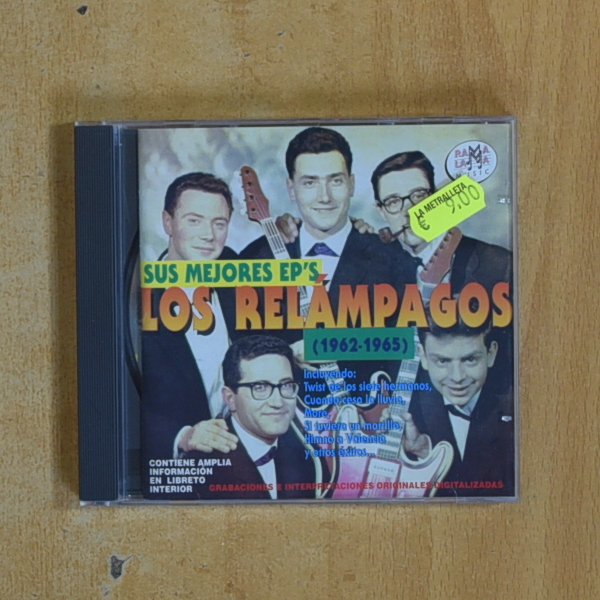 LOS RELAMPAGOS - SUS MEJORES EPS 1962-1965 - CD