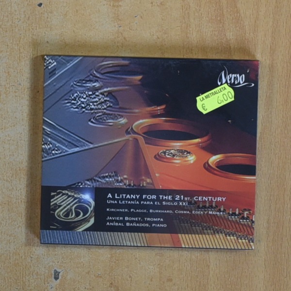 [434125] JAVIER BONET ANIBAL BANADOS - A LITANY FOR THE 21ST CENTURY - CD