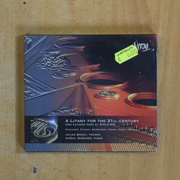 [434138] JAVIER BONET ANIBAL BANADOS - A LITANY FOR THE 21ST CENTURY - CD