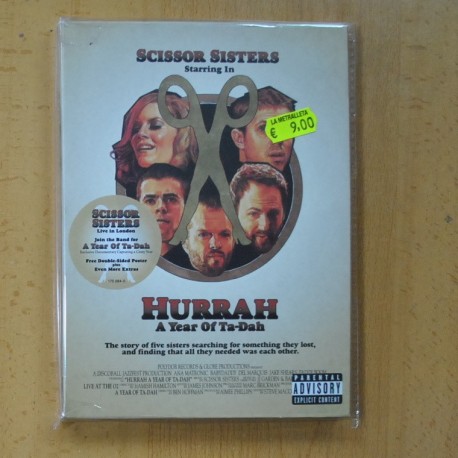 [280707] SCISSOR SISTERS - HURRAH A YEAR OF TA DAH - DVD