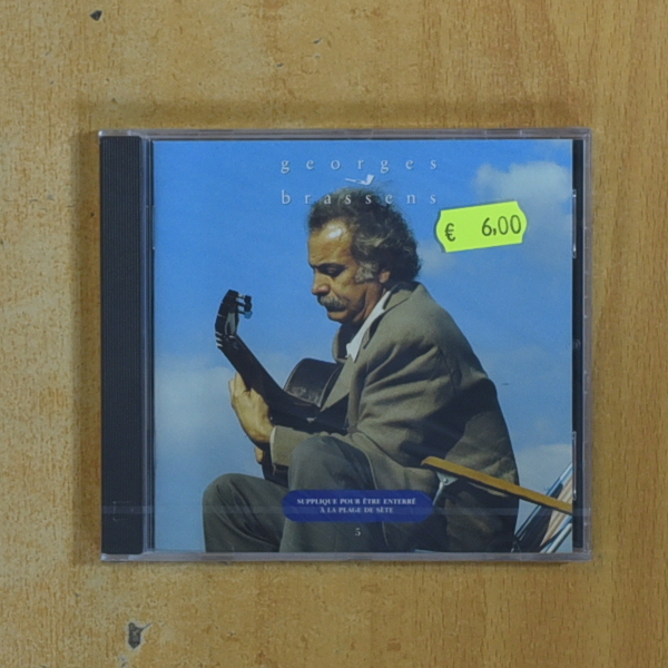[435063] GEORGES BRASSENS - SUPPLIQUE POUR ETRE ENTERRE A LA PLAGE DE SETE - CD