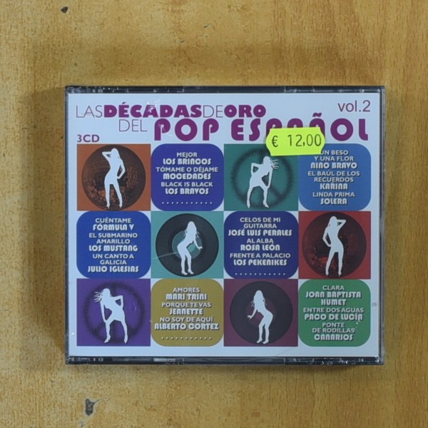 VARIOS - LAS DECADAS DE ORO DEL POP ESPANOL VOL2 - 3 CD