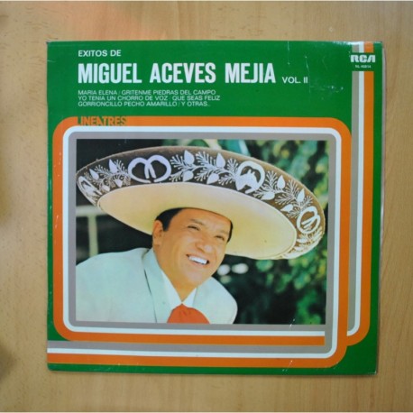 MIGUEL ACEVES MEJIA - EXITOS DE MIGUEL ACEVES MEJIA VOL II - LP