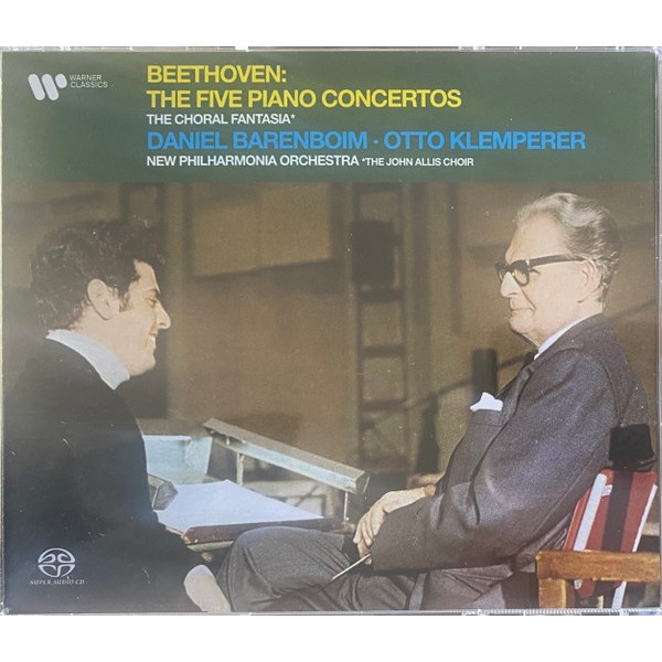 LUDWIG VAN BEETHOVEN Y OTROS - THE FIVE PIANO CONCERTOS, THE CHORAL FANTASIA - 3 CD