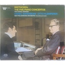 LUDWIG VAN BEETHOVEN Y OTROS - THE FIVE PIANO CONCERTOS, THE CHORAL FANTASIA - 3 CD