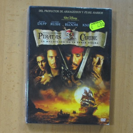 PIRATAS DEL CARIBE LA MALDICION DE LA PERLA NEGRA - DVD