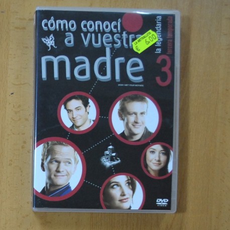 COMO CONOCI A VUESTRA MADRE - TERCERA TEMPORADA - DVD