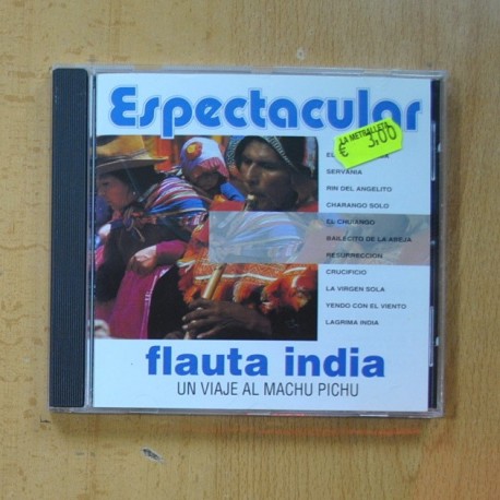 [287615] VARIOS - ESPECTACULAR FLAUTA INDIA UN VIAJE AL MACHU PICHU - CD