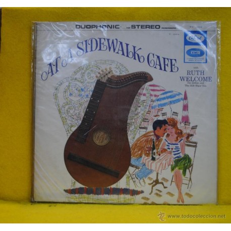 VARIOS - AT A SIDEWALK CAFE - LP