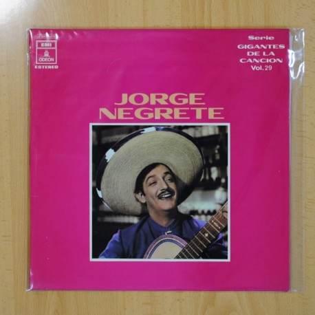 [133345] JORGE NEGRETE - SERIE GIGANTES DE LA CANCION VOL 29 - LP