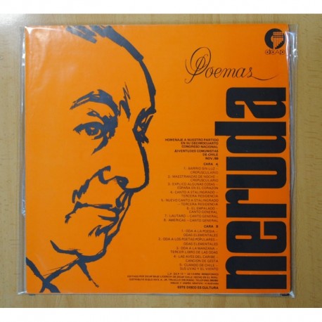 [224237] NERUDA - POEMAS - LP