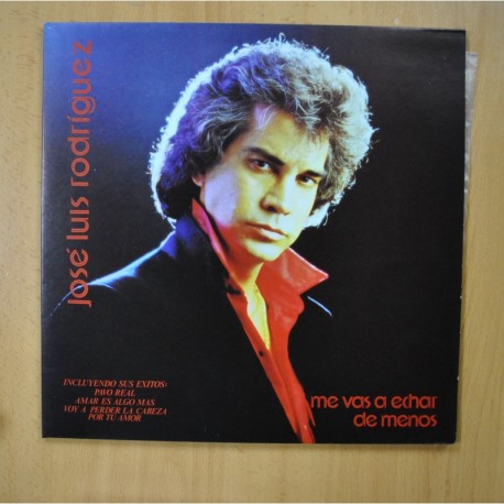 JOSE LUIS RODRIGUEZ - ME VAS A ECHAR DE MENOS - GATEFOLD - LP