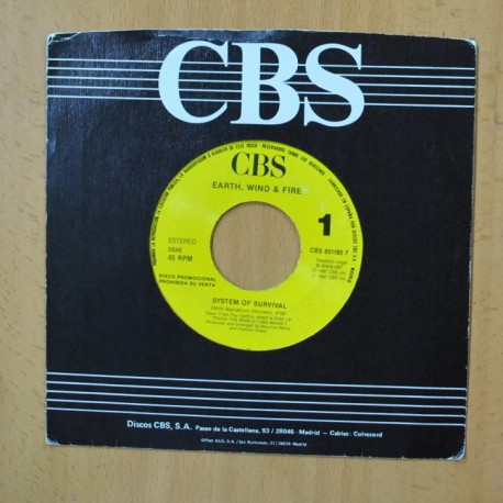 [295250] EARTH WIND FIRE - SYSTEM OF SURVIVAL - SINGLE