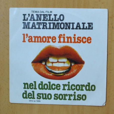 [295274] VARIOS - L´ANELLO MATRIMONIALE / L´AMORE FINISCE - SINGLE