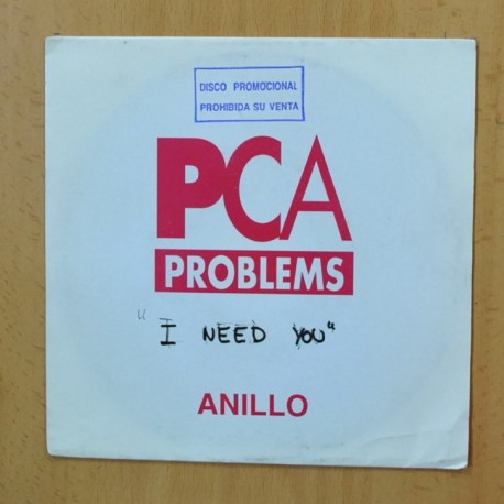[295296] PCA PROBLEMS - I NEED YOU - SINGLE