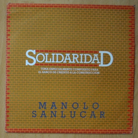 [295351] MANOLO SANLUCAR - SOLIDARIDAD - SINGLE