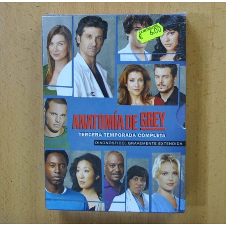 ANATOMIA DE GREY - TERCERA TEMPORADA - DVD