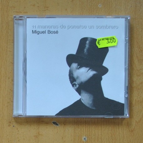 MIGUEL BOSE - 11 MANERAS DE PONERSE UN SOMBRERO - CD