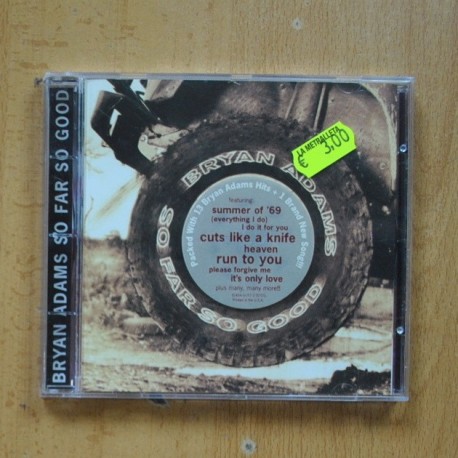 BRYAN ADAMS - SO FAR SO GOOD - CD