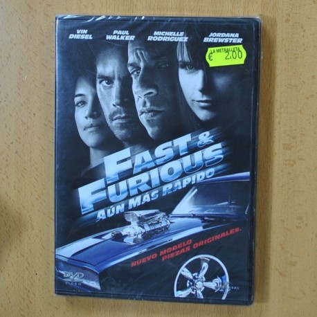 [312302] FAST & FURIOUS AUN MAS RAPIDO - DVD