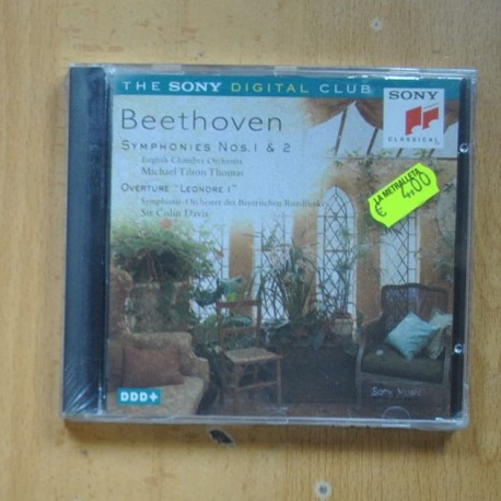 VARIOS - BEETHOVEN SYMPHONIES NOS 1 & 2 - CD