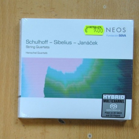 SCHULHOFF / SIBELIUS / JANACEK - STRING QUARTETS - CD