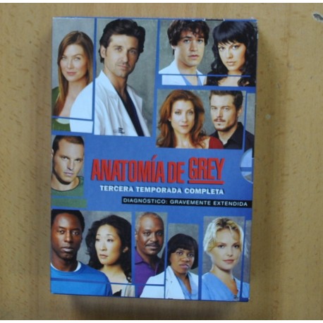 ANATOMIA DE GREY - TERCERA TEMPORADA - DVD