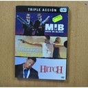 MEN IN BLACK / DOS POLICIAS REBELDES II / HITCH - DVD