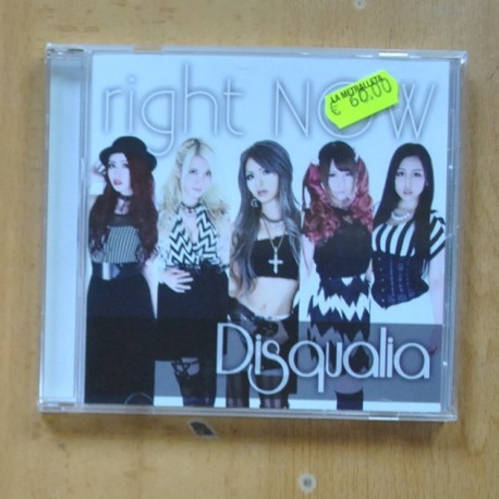DISQUALIA - RIGHT NOW - CD